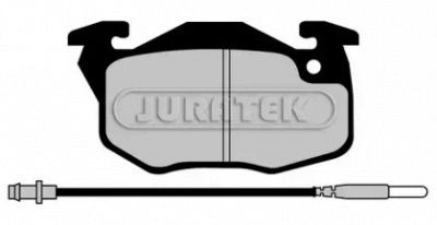 JURATEK jcp393 -  Комплект тормозных колодок, дисковый тормоз
