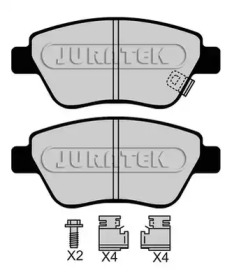 JURATEK jcp4267 -  Комплект тормозных колодок, дисковый тормоз