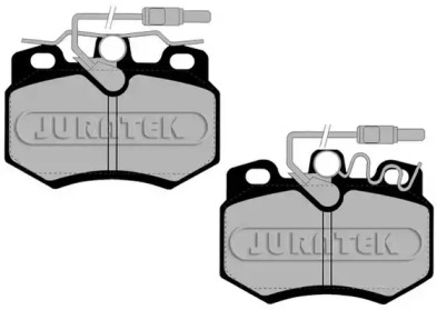 JURATEK jcp434 -  Комплект тормозных колодок, дисковый тормоз