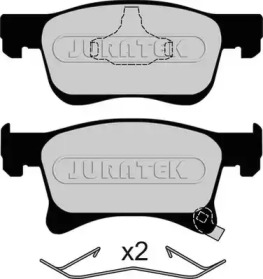 JURATEK jcp8060 -  Комплект тормозных колодок, дисковый тормоз