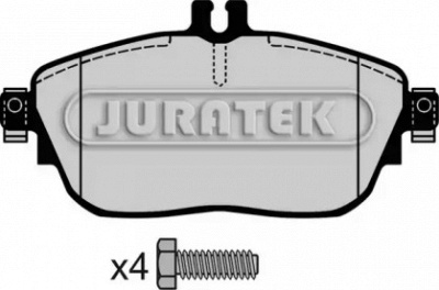 JURATEK jcp8131 -  Комплект тормозных колодок, дисковый тормоз