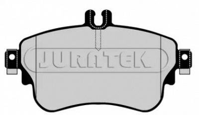JURATEK jcp8135 -  Комплект тормозных колодок, дисковый тормоз