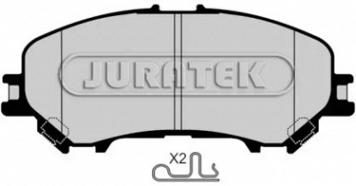 JURATEK jcp8146 -  Комплект тормозных колодок, дисковый тормоз