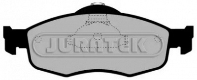 JURATEK jcp884 -  Комплект тормозных колодок, дисковый тормоз