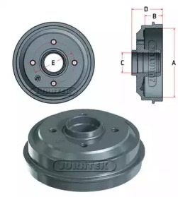JURATEK jdr016 -  Тормозной барабан