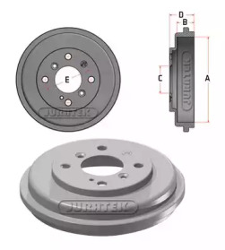 JURATEK jdr036 -  Тормозной барабан