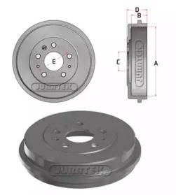 JURATEK jdr039 -  Тормозной барабан