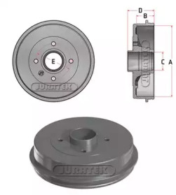 JURATEK jdr067 -  Тормозной барабан