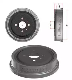 JURATEK jdr109 -  Тормозной барабан