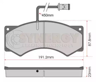 JURATEK syn3376 -  Комплект тормозных колодок, дисковый тормоз