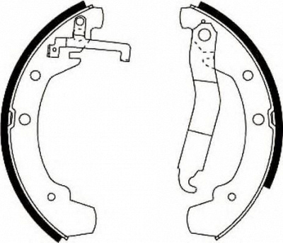 JURID 362310j -  Комплект тормозных колодок