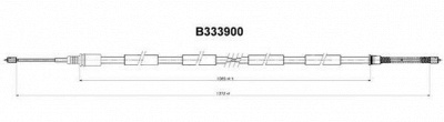 JURID 431128j -  Трос, стояночная тормозная система