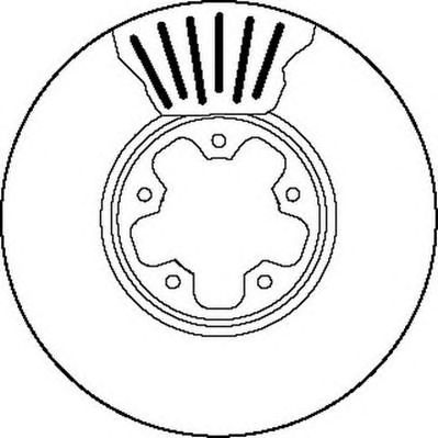 JURID 562141jc -  Тормозной диск