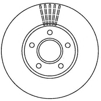 JURID 562251jc -  Тормозной диск