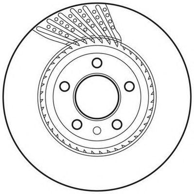 JURID 562616jc -  Тормозной диск