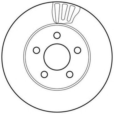 JURID 562709jc -  Тормозной диск