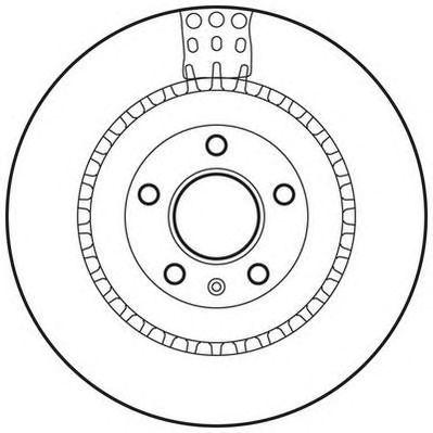 JURID 562735jc -  Тормозной диск