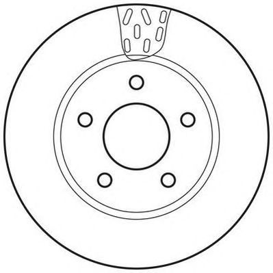 JURID 562784jc -  Тормозной диск