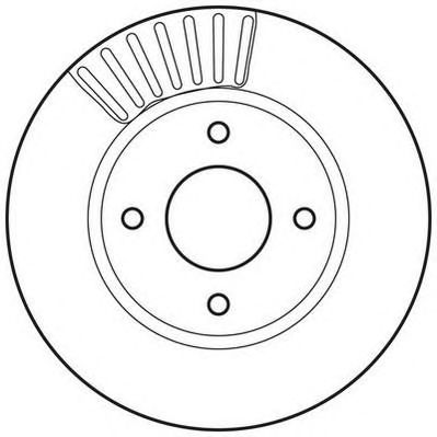 JURID 562811jc -  Тормозной диск