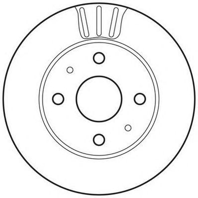 JURID 562814jc -  Тормозной диск
