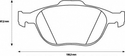 JURID 573085j -  Комплект тормозных колодок, дисковый тормоз