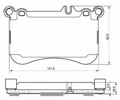JURID 573356jas -  Комплект тормозных колодок, дисковый тормоз