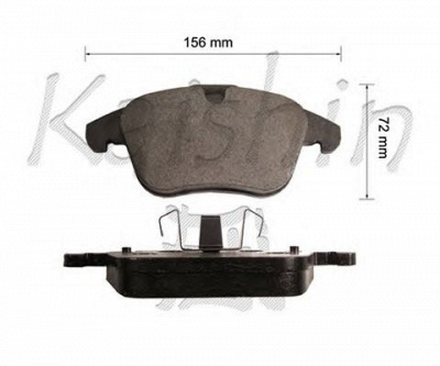 KAISHIN d10159 -  Комплект тормозных колодок, дисковый тормоз