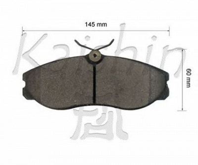 KAISHIN fk1213 -  Комплект тормозных колодок, дисковый тормоз