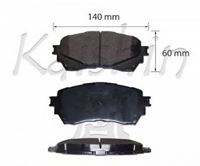 KAISHIN fk3159 -  Комплект тормозных колодок, дисковый тормоз