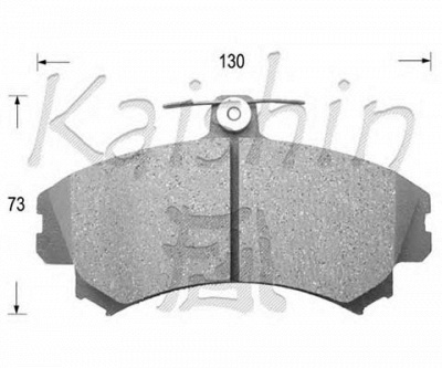 KAISHIN fk6090 -  Комплект тормозных колодок, дисковый тормоз