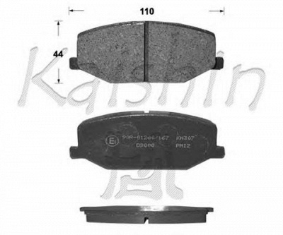 KAISHIN fk9000 -  Комплект тормозных колодок, дисковый тормоз