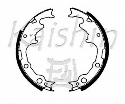 KAISHIN k0003 -  Комплект тормозных колодок
