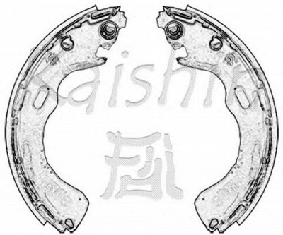 KAISHIN k3382 -  Комплект тормозных колодок