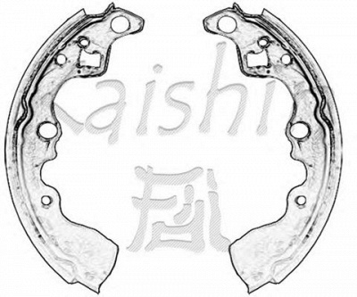KAISHIN k9927 -  Комплект тормозных колодок