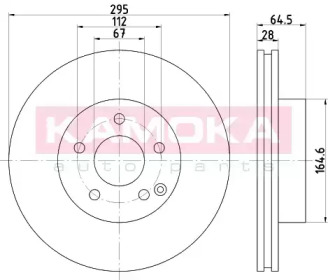 KAMOKA 103271 -  Поперечная рулевая тяга