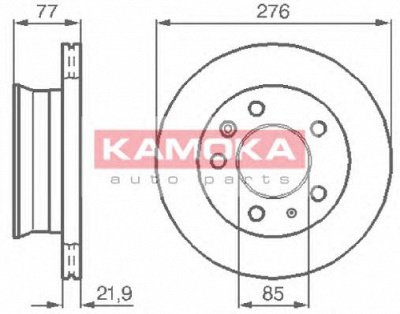 KAMOKA 103306 -  Тормозной диск