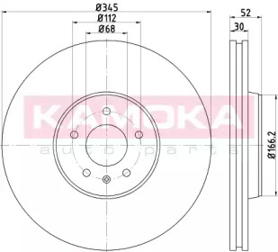 KAMOKA 103310 -  Тормозной диск