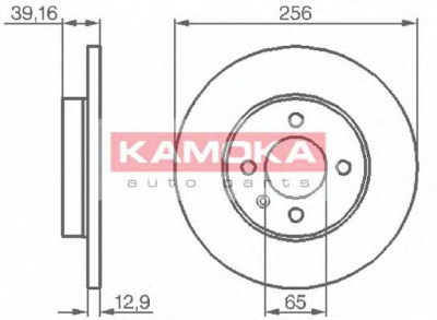 KAMOKA 103410 -  Тормозной диск