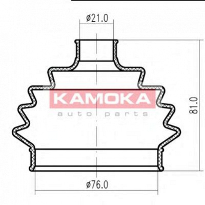 KAMOKA 1146864 -  Пыльник, приводной вал