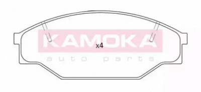 KAMOKA jq101185 -  Комплект тормозных колодок, дисковый тормоз