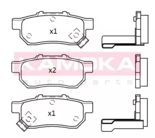KAMOKA jq101191 -  Комплект тормозных колодок, дисковый тормоз