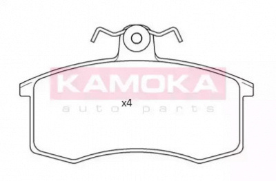 KAMOKA jq101197 -  Комплект тормозных колодок, дисковый тормоз