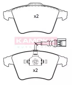 KAMOKA jq101213 -  Комплект тормозных колодок, дисковый тормоз