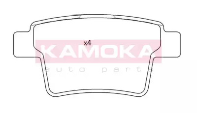 KAMOKA jq101214 -  Комплект тормозных колодок, дисковый тормоз