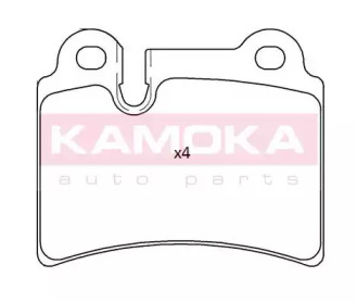 KAMOKA jq101221 -  Комплект тормозных колодок, дисковый тормоз