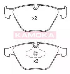 KAMOKA jq101222 -  Комплект тормозных колодок, дисковый тормоз