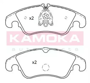 KAMOKA jq101229 -  Комплект тормозных колодок, дисковый тормоз