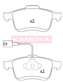 KAMOKA jq101239 -  Комплект тормозных колодок, дисковый тормоз