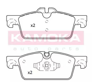 KAMOKA jq101248 -  Комплект тормозных колодок, дисковый тормоз