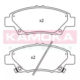 KAMOKA jq101267 -  Комплект тормозных колодок, дисковый тормоз